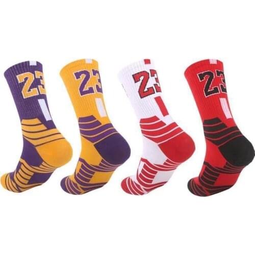 No23 No24 LA James KB LBJ Basketball Player Sports Towel Socks With Analog Numbers Los Angeles Team Twenty Three Four Shots