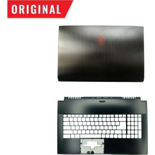 New Original for MSI GF75 MS-17F3 MS-17F1 LCD Back Top Cover Upper Case Palmrest 3077F3C211 3077F1A223 Black
