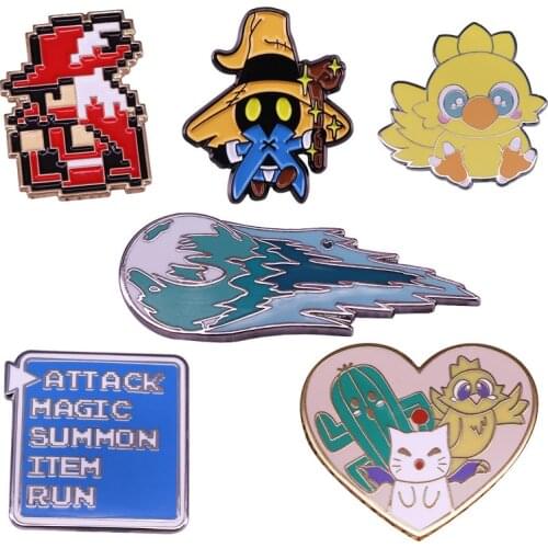 P5319 Dongmanli Gamer Enamel Pins and Brooches for Women Fashion Lapel Pin Backpack Bags Badge Gifts