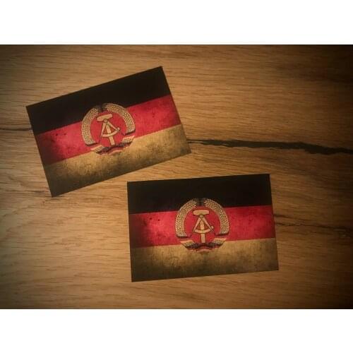 DDR Flagge Vintage Fahne Deutschland Oldtimer Auto Ostalgie Tuning GDR #005 car stickers