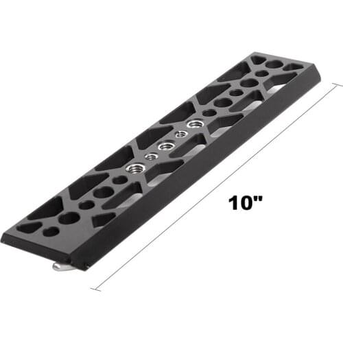 Tilta TT-C16 15mm lightweight plate 10" dovetail plate for 15mm DSLR HDV Camera baseplate system tripod BMCC BMPCC A7S2 A7 use