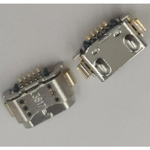 10Pcs USB Micro Charging Dock Plug Charger Port Connector For LG K9 X210 LM-X210EM LMX210EM K40 Mini K40Mini Socket Jack Contact