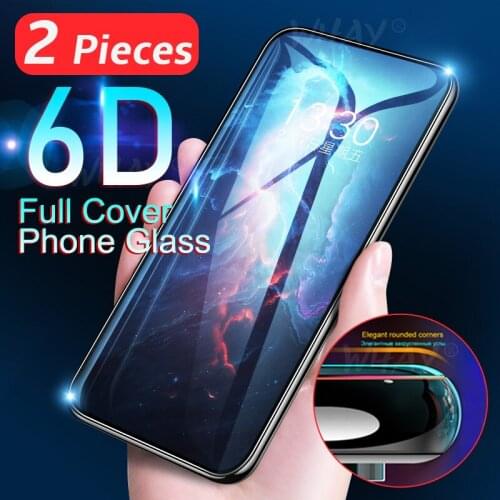 2 Pieces Glass For Xiaomi Redmi Note 10 Tempered Glass Cover Xaomi Note10 9 9T Pro Mi 10 Lite Redmi 9A 9C Screen Protector film