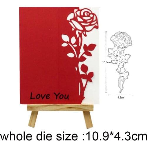 2020 Craft dies Rose Flower Border Metal Cutting Dies Stencils Dies for DIY Scrapbooking dies Album Paper Card Embossing Die Cut