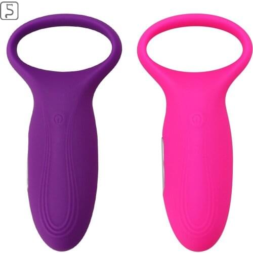 7 Mode Yue Core Usb Charging Silicone Delay Lock Ring Couple Share Masturbator Adult Supplies