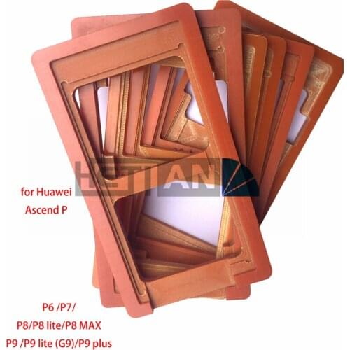 8pcs PF Glue Mould LCD screen glass Mold Holder oca molds for Huawei Ascend P6 P7 P8 P9 P8 lite P8 max ,P9 lite G9 P9 plus P9