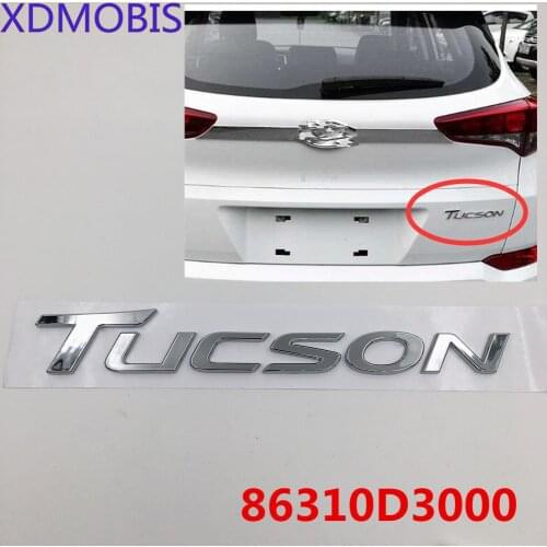 86310D3000 for tucson logo Emblem For Hyundai Tucson TLC ABS chrome 2016 2017 86310 D3000