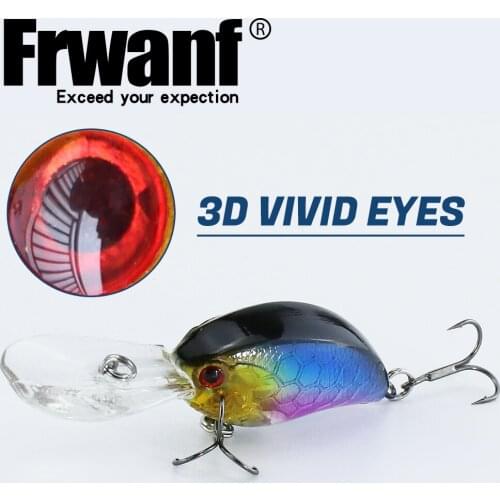 Crankbait plastic diving depth0.6-1.8 saltwater fishing lure 6PCS 12g 90mm super hard artificial fishing lures for trout