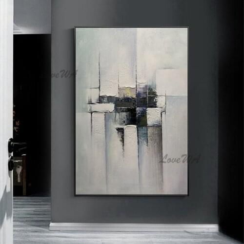 Decoration Artwork Light Color Abstract Painting Modern Home Good Wall Art Canvas Painting New Large Lliving Room Wall Picture