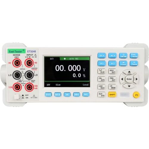 ET3240 Automatic 22000 Counts Benchtop Digital Multimeter with 3.5 Inch TFT Large Clear Screen High Accuracy Desktop Multimeter