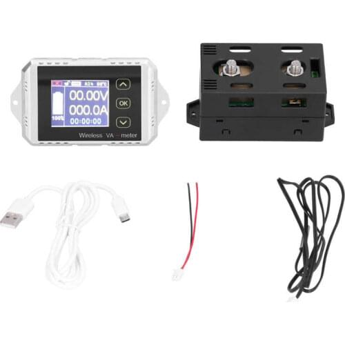 Battery Indicator VAT-1300 Coulomb Counter Color Screen DC Voltmeter Ammeter Battery Capacity Tester Testing Equipment