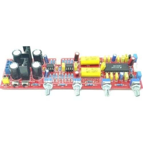 LM4610N+NE5532 Tweeter Bass Volume Tone Adjust Amplifier Assembled Board
