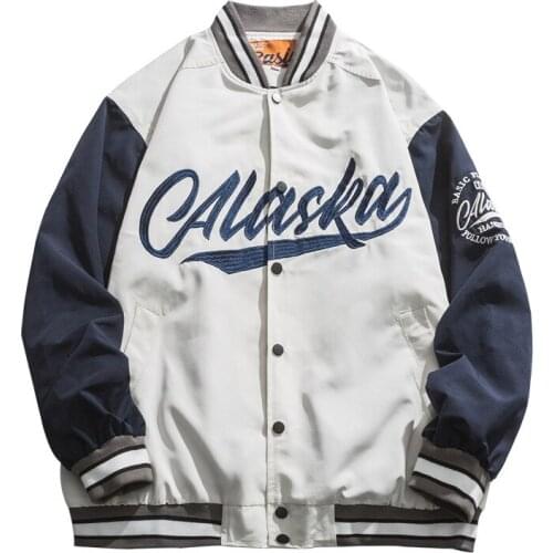 2021 New Spring Autumn Embroidery Baseball Jacket Womens Coat Mens Couple Bomber Unisex Boyfriend Style Varsity Hiphop Street