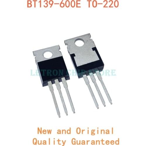 10PCS BT139-600E TO220 BT139-600 TO-220 BT139 600E original and new IC Chipset