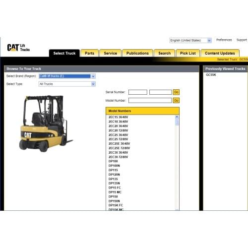 SattvDiag Cat ForkLift Trucks ASIA 2021 Workshop Manuals
