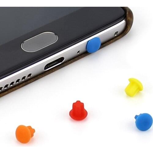 10pcs 3.5mm Silicone Earphones USB Dust Plug Audio Interface Laptop Computer Dustproof Silicone Waterproof Dustproof Cover