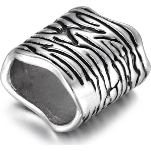 316L Stainless Steel Slider Beads Hole 11x7mm Polished Accessories Slide Charms for DIY Bracelet Jewelry Making