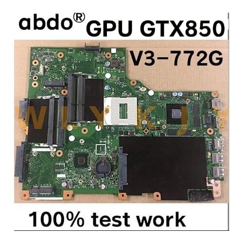 V3-772G motherboard FOR ACER aspire V3-772 V3-772G E1-772G laptop motherboard NBMMB11001 EA VA70HW GPU GT750M DDR3 100% test wo