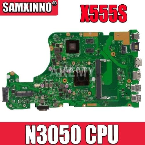 X555SJ N3050 CPU N16V-GM-B1 mainboard For Asus X555S X555SJ X555 A555 A555S laptop motherboard Tested Working free shipping