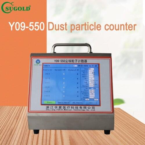 Y09-550 Digital Laser Airborne Particle Counter Dust Particle Counter