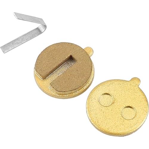 1 Pair Round Short-handled Full-metallic Brake Pads Matche Brake Pads of The Same Contour Kit For Cycling Riding Accessories