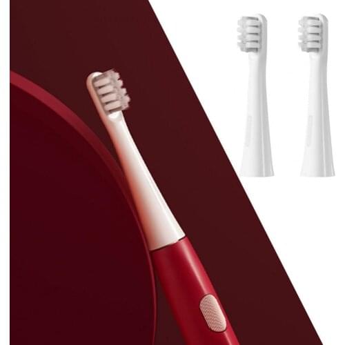 2Pcs DR·BEI Toothbrush Parts Soft Fur Replacement Heads Set Electric Safe Soft Bristles Tooth Cleaner Brushes Head for Holiday