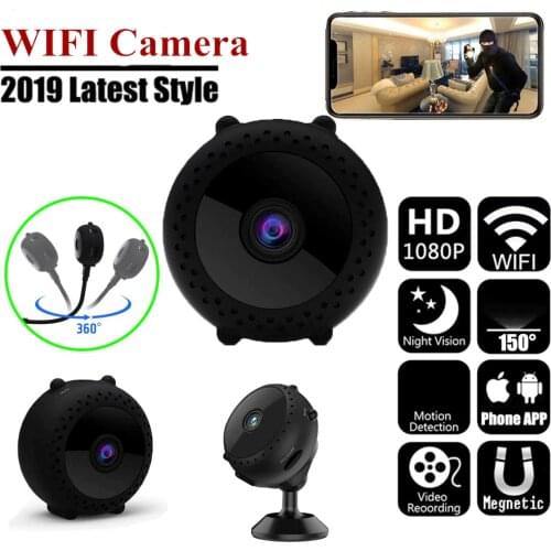 2020 New Wifi Mini Camera Night Vision 1080P Baby Monitor Wireless Surveillance Home Security P2P Mini Cam WiFi