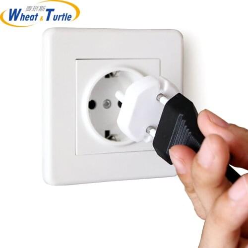 5Pcs/Lot Europe Standard Sockets Cover Baby Children Protection Against Electric Shock ABS Plug Two Pin Phase Outlet Socket Lock