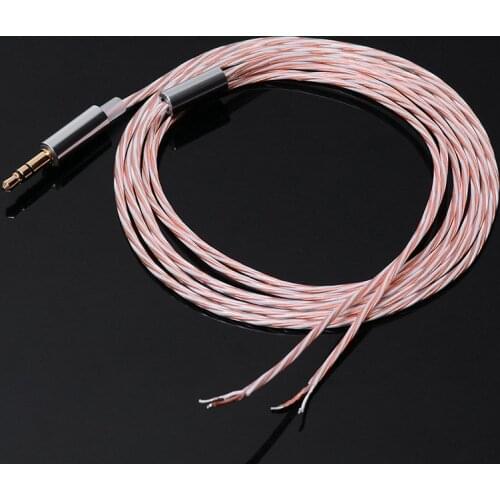 Aipinchun 3.5mm 3-Pole Jack DIY Earphone Cable Headphone Repair Replacement Wire Cord
