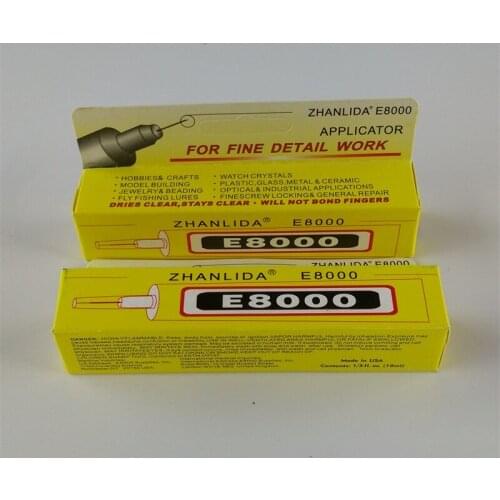 Free shipping 10pcs 10ml E8000 needle type mobile phone screen glue DIY craft jewelry drill beauty drill epoxy resin adhesive