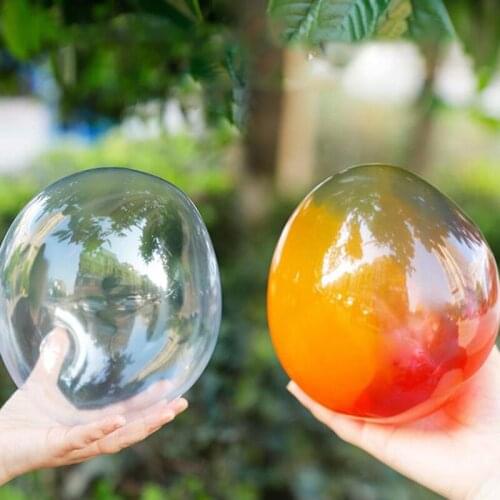 Safe Magic Bubble Glue Toy Blowing Colorful Bubble Ball Plastic Balloon Space Balloon Safe Practical Jokes Kids Toy Won't Burst