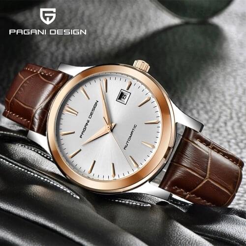 2021 Pagani Design Classic Mens Manicure Watch Stainless Steel Waterproof Watch Luxury Brand Leather Sports Watch Reloj Hombre