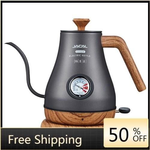 Kettle Electric Coffee Pot Hot Water Camping Samovar Electric Kettle Gooseneck Thermos Kettle Hervidor Agua Induction Cooker