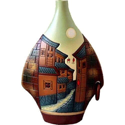 Ethnic Handicrafts Living Room Entrance TV Cabinet Wine Cabinet Decoration Decoration Wedding Gift Vase