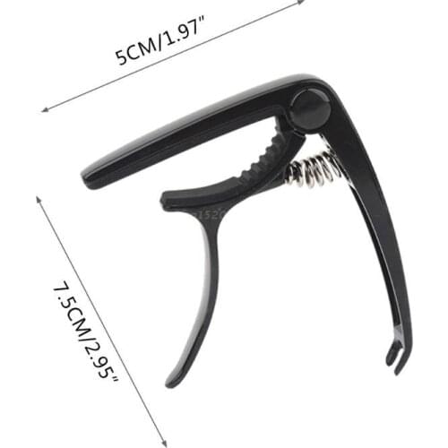 Guitar Capo, Quick Change Clamp Key Zinc Alloy Metal Acoustic Classic Guitar Capo For Guitar Parts Accessories