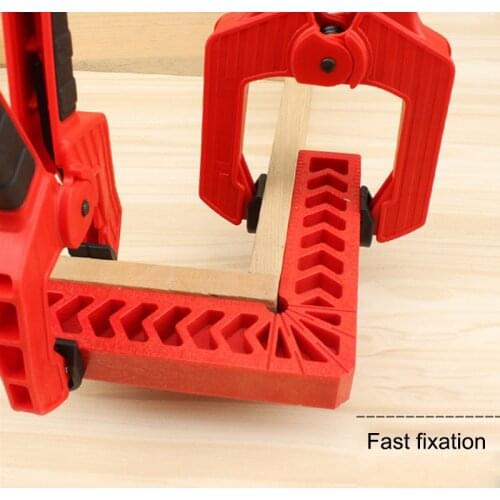 HOT 90 Degree Positioning Squares Plastic Clamping Square Right Angle Clamp Woodworking Carpenter Tool NDS