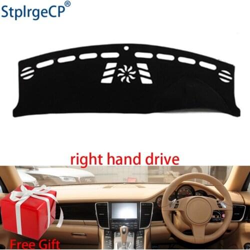 Car Dashboard Cover Mat for Porsche panamera 2010 2011-2016 Right Hand Drive Dashmat Pad Dash Mat Covers Dashboard Accessories
