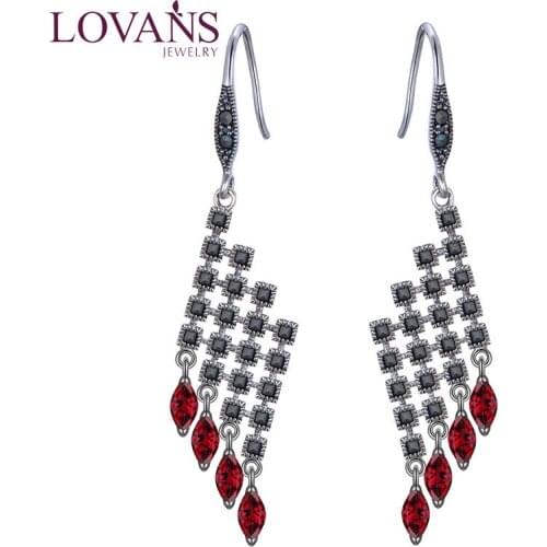 LOVANS Bohemian Ethnic Vintage Drop Earrings Tassels Dangle Earrings For Women Girls Wedding Engagement Earrings