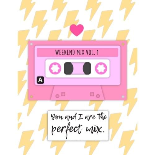 Metal Cutting dies Cassette Tape card Scrapbooking Stencil Cut Die For DIY Card Crafts Handmade