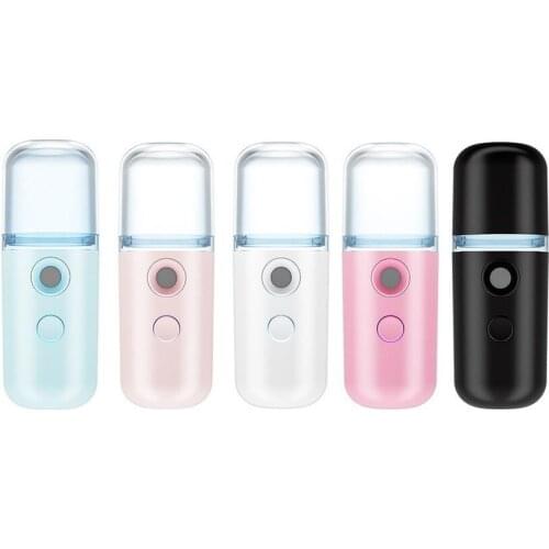 30ml Mini Facial Steamer Humidifier Face Skin Hydrating Nano Mister Face Steamer Portable Anti Aging Beauty Products Wholesale