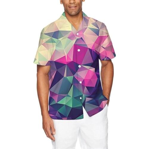 2021 New Arrival tee Buttons design 3D Printed Polo Shirts for Men Fit Business clothing casual ropa hombre Fashion Summer shirt