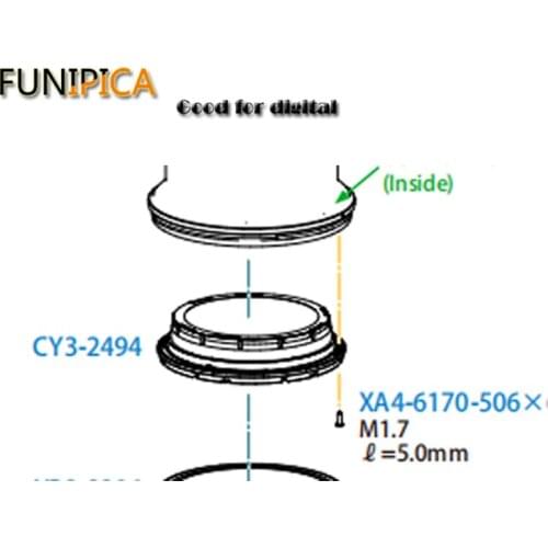 NEW Original 24-105mm Front Lens Glass for Canon RF 24-105 Lens ASS'Y 1st Group Unit (CY3-2494-000)camera repair part