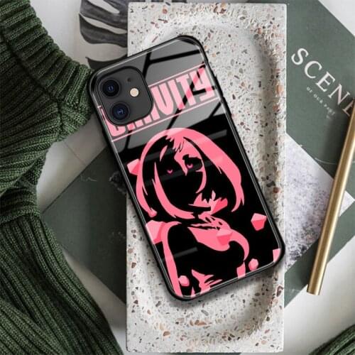 Ochako Uraraka BNHA Anime Glass Soft Silicone Phone Case FOR iPhone SE 6 7 8 Plus X XR XS 11 12 Mini Pro Max Sumsung Cover Shell
