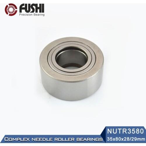 NUTR3580 Roller Followers Bearings 35*80*29*28mm ( 1 PC ) Yoke Type Track Rollers NUTR 3580 Bearing NUTD3580