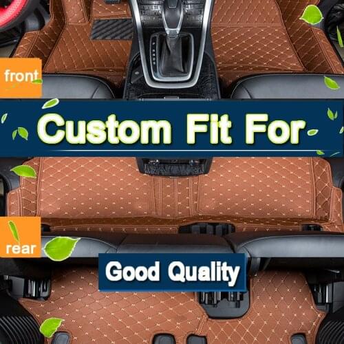 RKAC High quality! Special car floor mats for Mercedes Benz GL 350 X166 7seat waterproof carpets foot pod leather waterproof