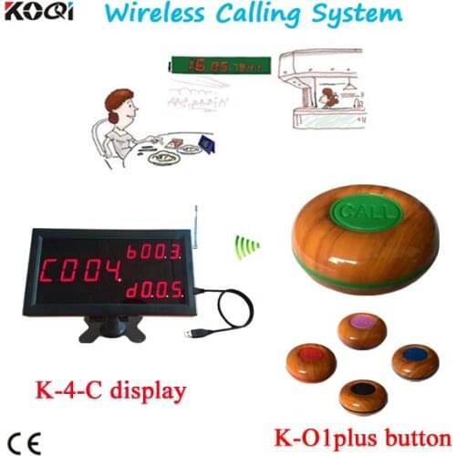 Counter calling system service call bell restaurant waiter bell Restaurant service calling buzzer wireless server calling system