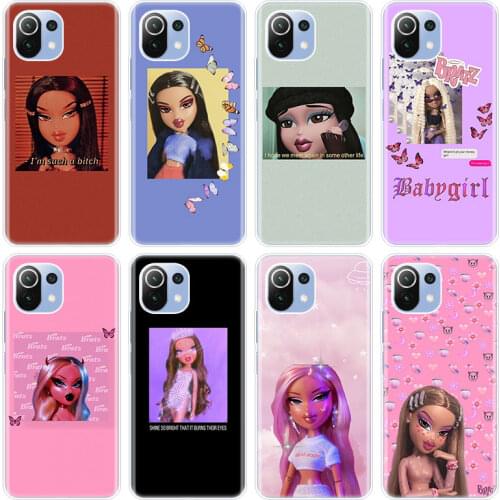 Bratz Doll Silicone Case for Xiaomi Mi POCO X3 NFC M3 F3 11X 11i 11 Ultra Note 10 S 10i 10T Pro 11 Lite 5G Soft Cover