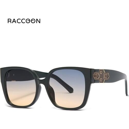 2021 Trend Vintage Pattern Sunglasses Men Shades Rectangle Oversize Women Sun Glasses Classic Unisex Fashion Wide Figure Eyewear