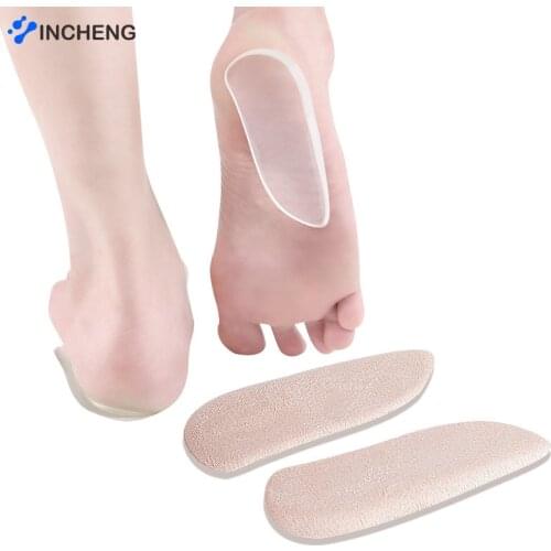 2pcs X Type Leg Bowed Legs Corrector Insoles Orthotics Gel Soft Silicone Pillow Heel Orthopedic Insoles Shoes Pads Adjustment