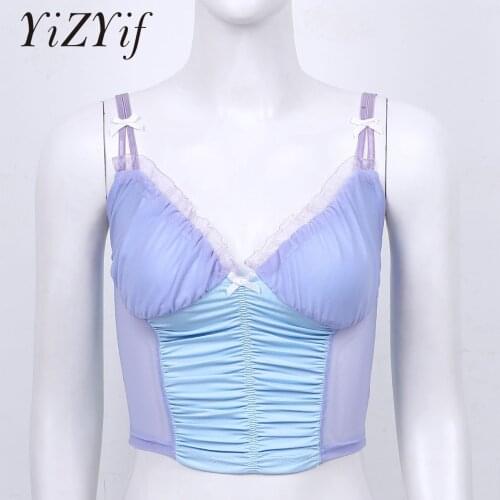 Женские укороченные топы YiZYiF China At AliExpress